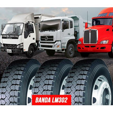 Fuel-Efficient Truck Tires, Longmarch Lm302, 11r22.5, 12r22.5, 295/80r22.5, 315/80r22.5
